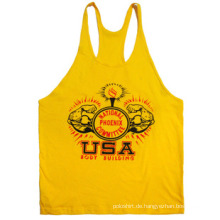 Racerback Plain Gym Tank Tops für Männer Y Zurück Stringer Tank Top Großhandel